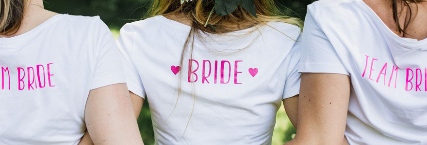 Opter pour les tee-shirts EVJF pour un moment inoubliable