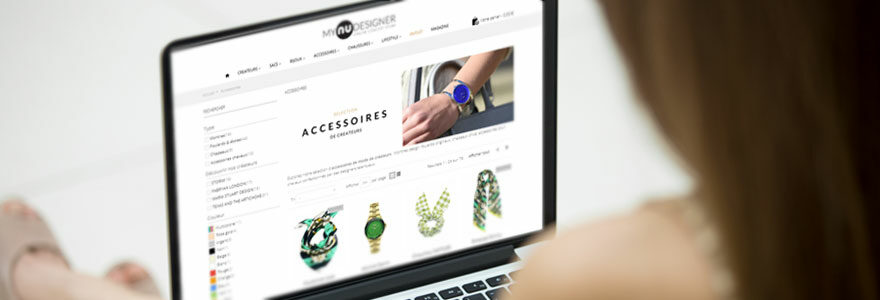 Achat d'accessoires de mode en ligne